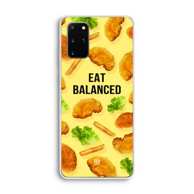 Eat Balanced: Samsung Galaxy S20 Plus Transparant Hoesje