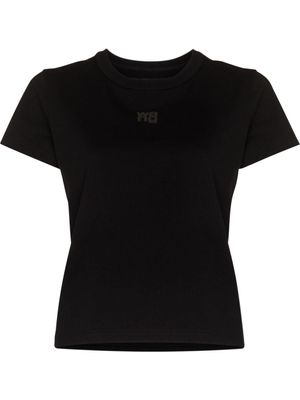 Alexander Wang t-shirt à logo imprimé - Noir