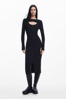 Cutout-jurk Maitrepierre - BLACK - S