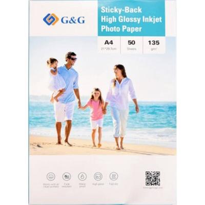 G&G 135GSM-A4-50 Fotopapier (zelfklevend) 135 g/m² 50 stuk(s)