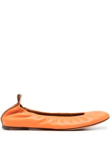 Lanvin ballerines en cuir - Orange