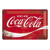 Nostalgic Art wandbord/muurplaatje - metaal - Coca Cola - 20 x 30 cm - Mancave - thumbnail