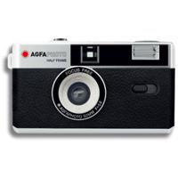 AgfaPhoto Reusable Half Frame Photo Camera, black, analoog - thumbnail