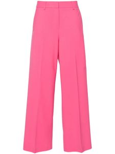 MSGM pantalon de costume à taille haute - Rose