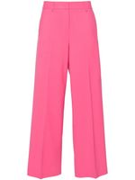 MSGM pantalon de costume à taille haute - Rose