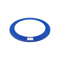 Trampolinerandafdekking, veerafdekking, UV-bestendig, scheurvaste trampolineaccessoires, randbescherming, Blauw / 427 cm