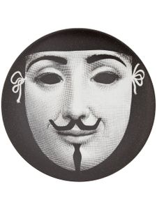 Fornasetti assiette imprimée - Noir