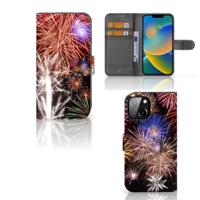 Apple iPhone 14 | Wallet Case | met Pasjes | Vuurwerk