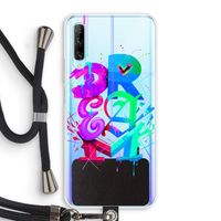 Dream: Huawei P Smart Pro Transparant Hoesje met koord