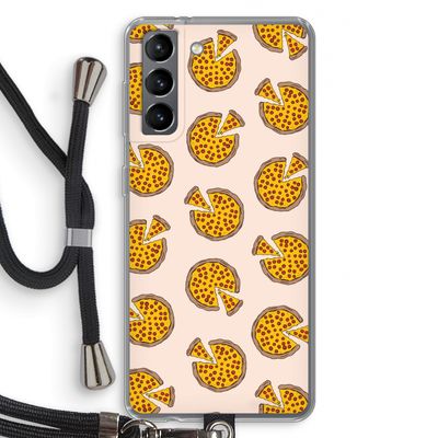 You Had Me At Pizza: Samsung Galaxy S21 Transparant Hoesje met koord