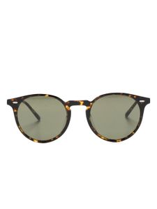 Oliver Peoples lunettes de soleil N.02 à monture ronde - Marron