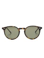 Oliver Peoples lunettes de soleil N.02 à monture ronde - Marron - thumbnail