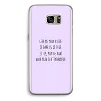 Ochtendhumeur: Samsung Galaxy S7 Edge Transparant Hoesje