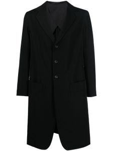 Yohji Yamamoto Pre-Owned manteau à simple boutonnage (2010) - Noir