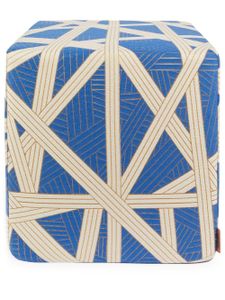 Missoni Home pouffe Nastri - Bleu