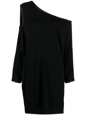 TOM FORD robe mi-longue à une épaule - Noir