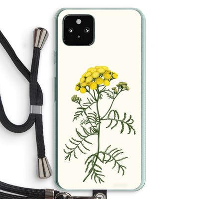 Tansy: Pixel 5a 5G Transparant Hoesje met koord