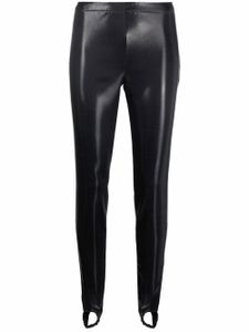 DSQUARED2 legging fuseau en cuir artificiel - Noir