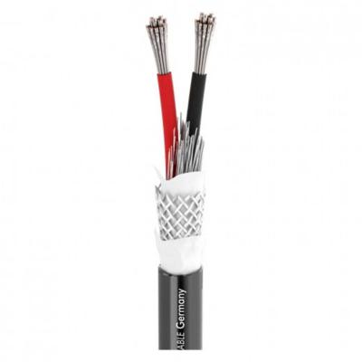Sommer Cable 425-0241AQ Luidsprekerkabel 2 x 2.5 mm² Zwart per meter