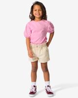 HEMA Kinder Korte Broek Paperbag Ecru (ecru)