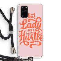 Hustle Lady: Samsung Galaxy S20 Plus Transparant Hoesje met koord