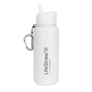 LifeStraw Go Dagelijks gebruik, Wandelen 710 ml Roestvrijstaal Wit