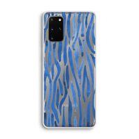 Blauwe nerven: Samsung Galaxy S20 Plus Transparant Hoesje