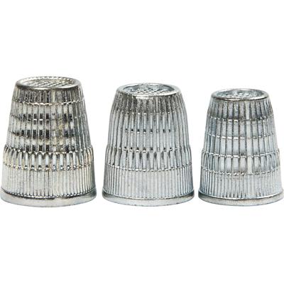 Creativ Company Vingerhoedjes, d 15+16+17 mm, 3 stuk/ 1 doos