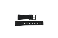 Horlogeband Casio 70378364 / DBC-62-1 Kunststof/Plastic Zwart 22mm