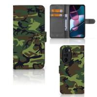 Motorola Edge 30 Pro | Telefoon Hoesje | Army Dark