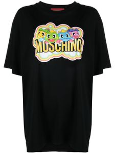 Moschino t-shirt à coton biologique à imprimé graphique - Noir