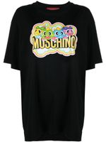 Moschino t-shirt à coton biologique à imprimé graphique - Noir