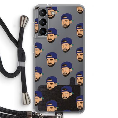 Drake Away: Samsung Galaxy S21 Transparant Hoesje met koord
