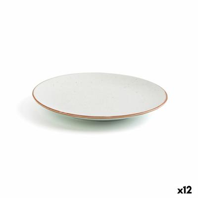 Dinerbord Ariane Terra Beige Keramisch Ø 18 cm (12 Stuks)