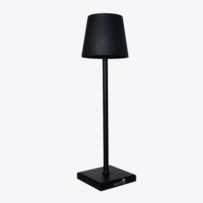 Tafellamp draadloos LED - Binnen/buiten - Oplaadbaar en Dimbaar - 38cm - zwart
