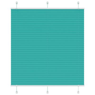 Pliss rolgordijn 120x150cm stofbreedte 119,4cm petrol groen