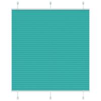 Pliss rolgordijn 120x150cm stofbreedte 119,4cm petrol groen