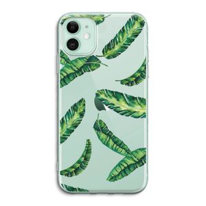 Lange bladeren: iPhone 11 Transparant Hoesje