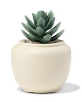 051 Bloempot ⌀7x7.4cm Keramiek Crème (creme)
