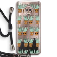 Sansevieria: Motorola Moto G6 Transparant Hoesje met koord