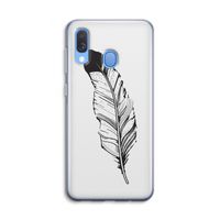 Pluim: Samsung Galaxy A40 Transparant Hoesje