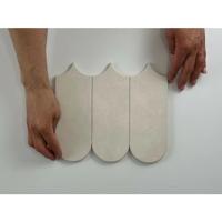 Alure Ivory visschub wandtegel 8x21,5