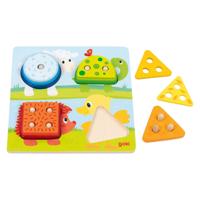 Goki houten kleuren en vormen sorteerbord dieren
