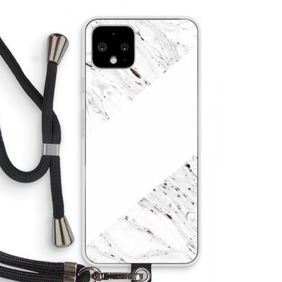 Biggest stripe: Pixel 4 Transparant Hoesje met koord
