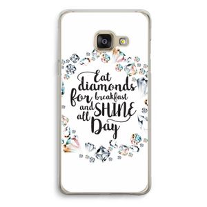 Diamonds: Samsung Galaxy A3 (2016) Transparant Hoesje