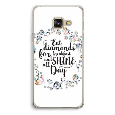 Diamonds: Samsung Galaxy A3 (2016) Transparant Hoesje
