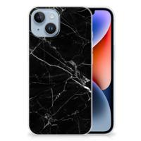 Apple iPhone 14 | TPU | Siliconen hoesje | Marmer Zwart - Origineel Cadeau Vader