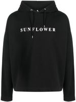 Sunflower hoodie à logo imprimé - Noir - thumbnail