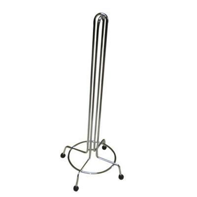 Toiletrolhouder - zilver - 47 cm - Badkamer/toiletaccessoires