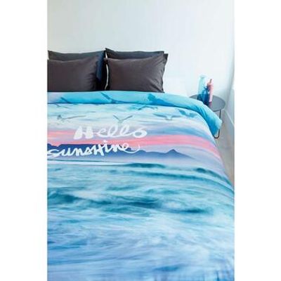 Ambiante dekbedovertrek Hello Sunshine - multikleur - 140x200/220 cm